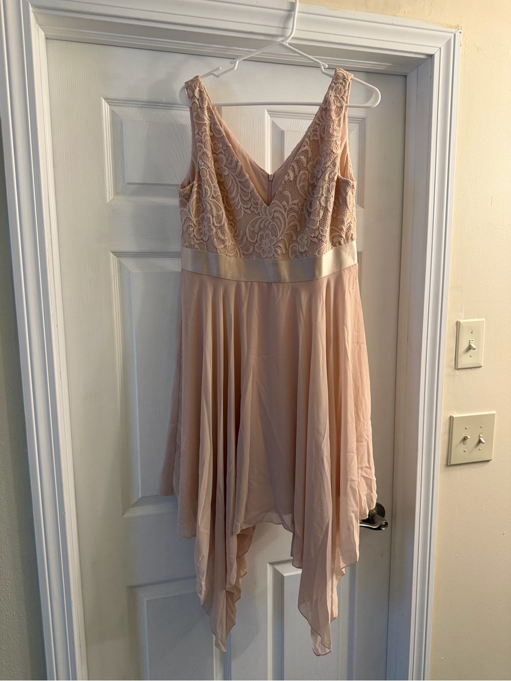 Ever Pretty Soft Blush Pink Chiffon Dress